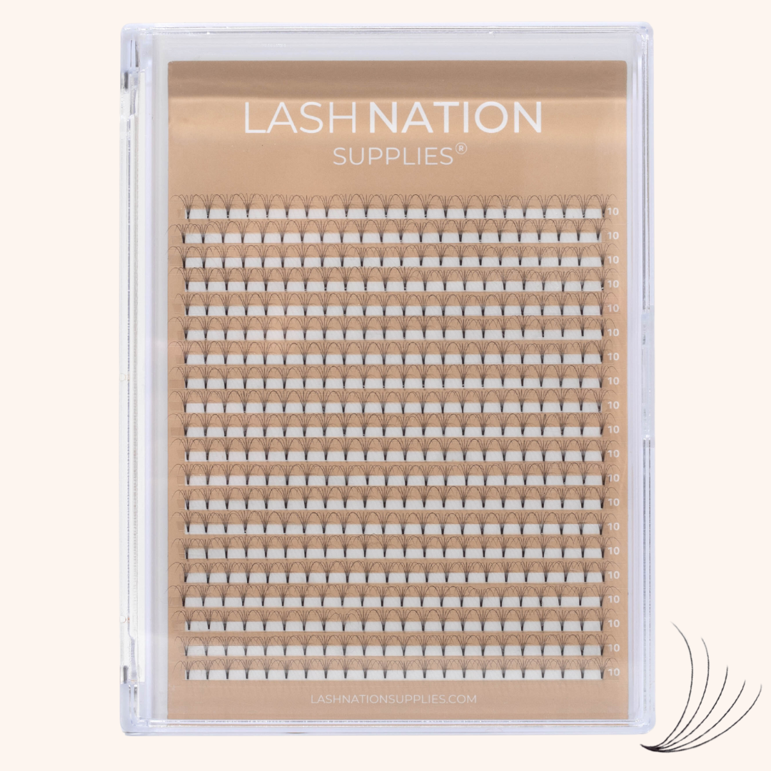 5D .07 Pre Made Volume XL Tray - Short Stem - D Curl