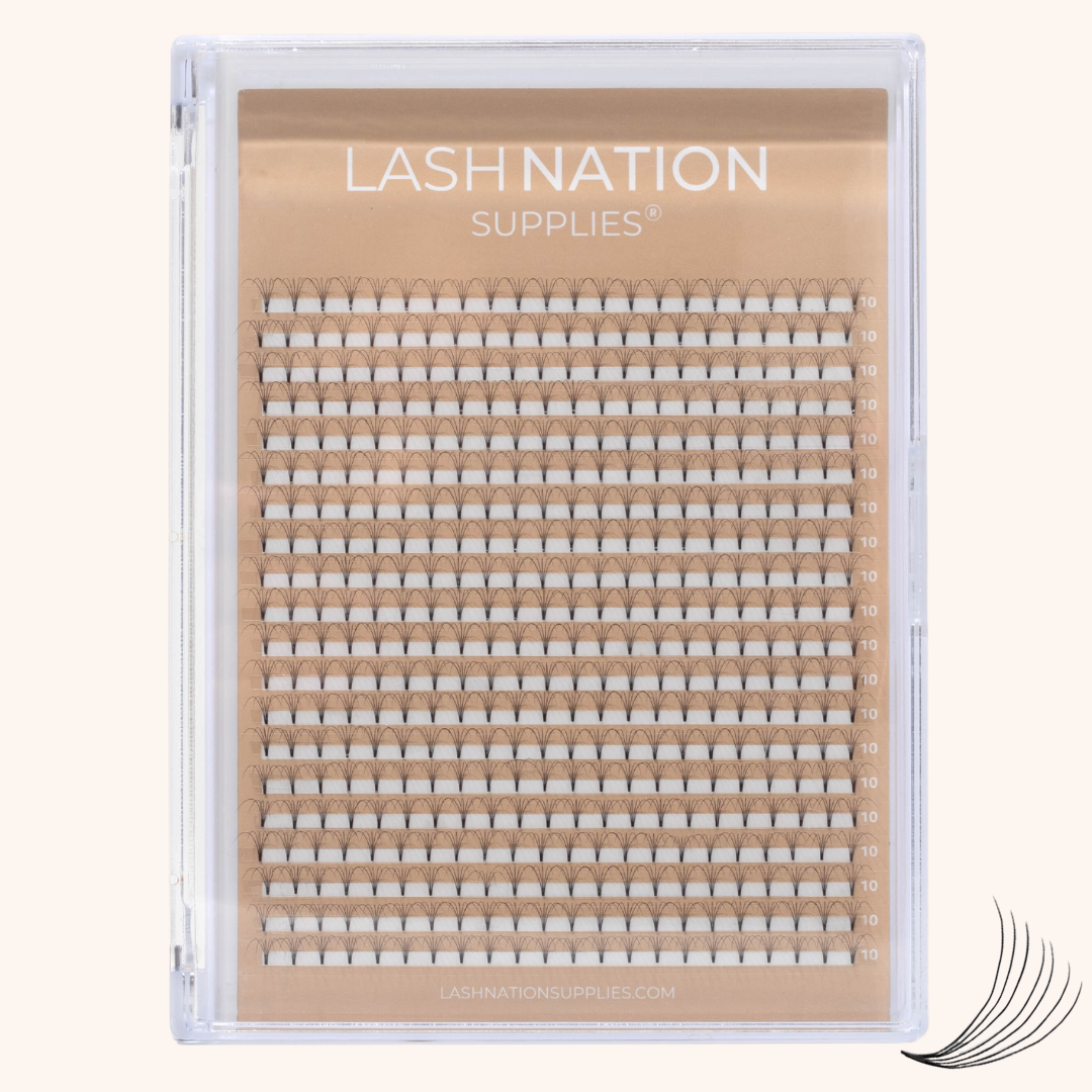 7D .05 Pre Made Volume XL Tray - Short Stem - D Curl