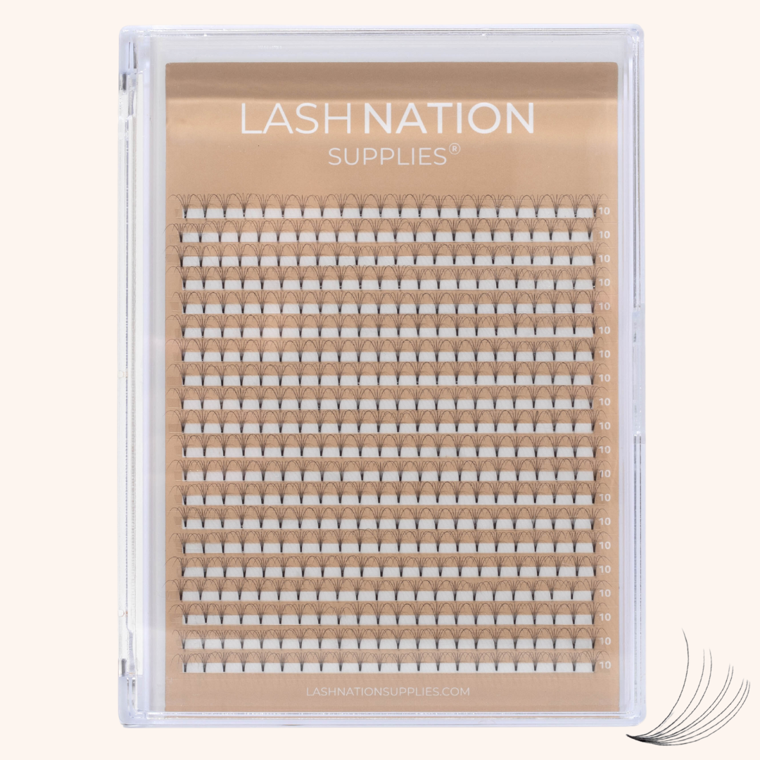 8D .05 Pre Made Volume XL Tray - Short Stem - D Curl