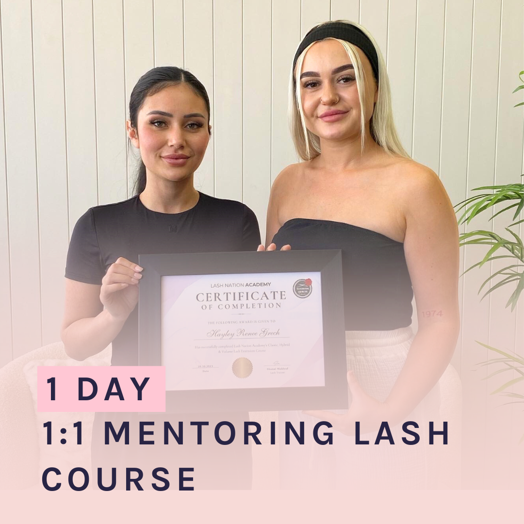 1:1 Lash Extension Refresh & Mentoring Course