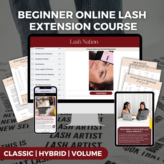 Lash Nation Online Lash Extension Course